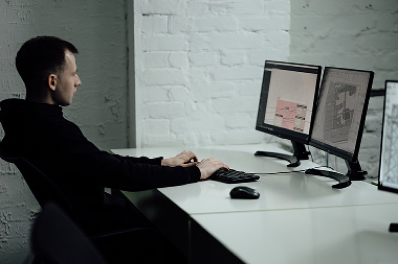 Powerkh BIM engineers working on a project