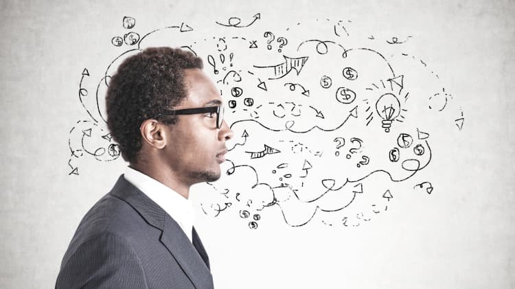 thinking man